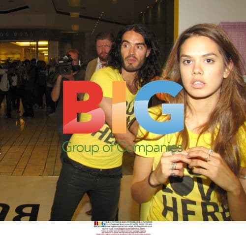 Russell Brand at 'BUY LOVE HERE' pop up store