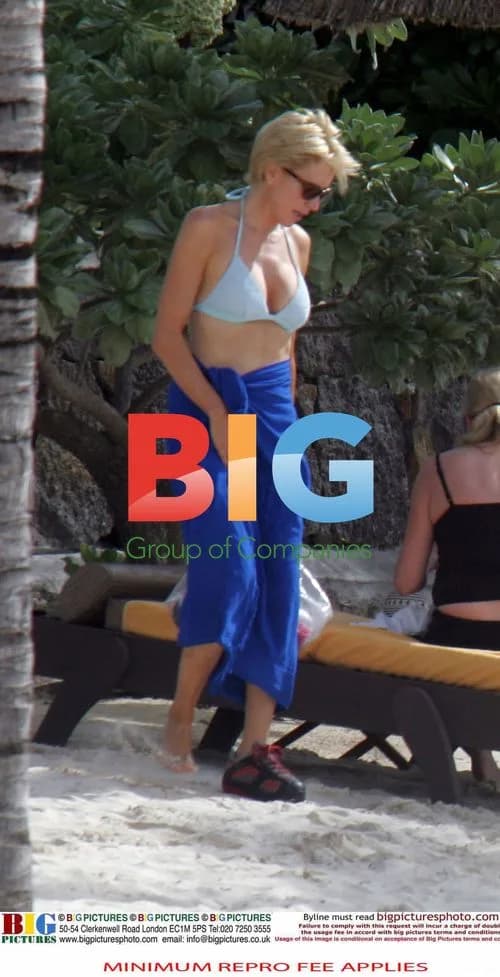 Heather Mills on Beach Vacation