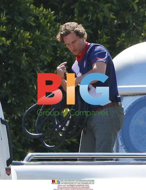 Matthew McConaughey in World Cup Gear