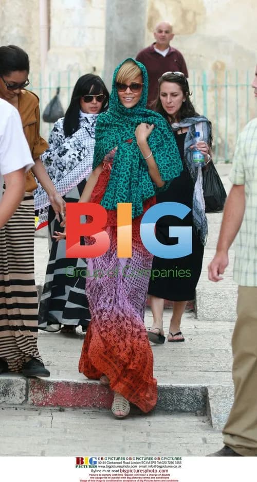 Rihanna in Jerusalem