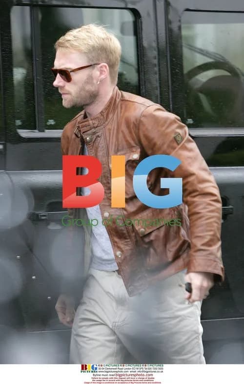 Ronan Keating with Family Dogs