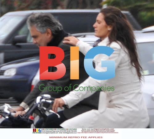 Andrea Bocelli shops with girlfriend and son