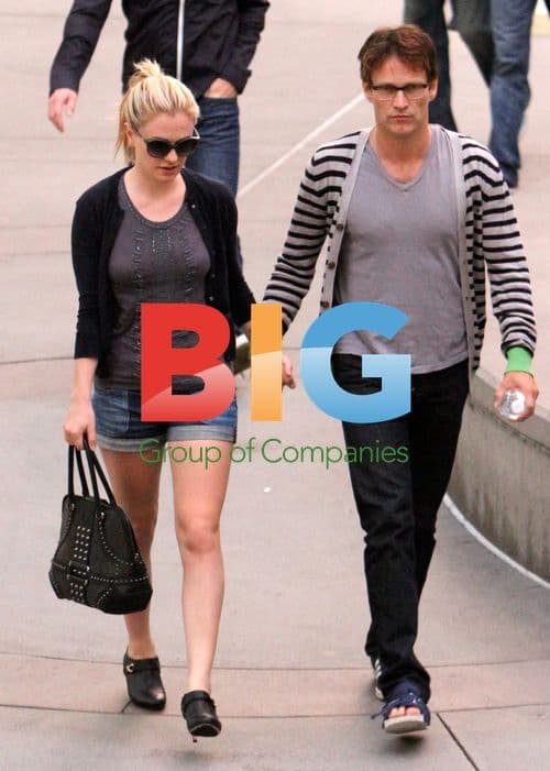 Anna Paquin and Stephen Moyer in Hollywood