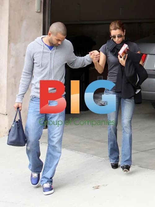 Eva Longoria and Tony Parker Leaving for Roosevelt Hotel
