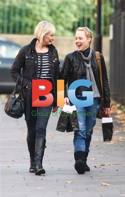 Sally Dynevor on Coronation Street Set