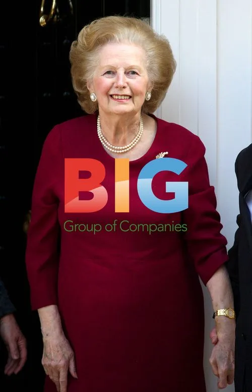 Margaret Thatcher Returning Home After Hospital Stay