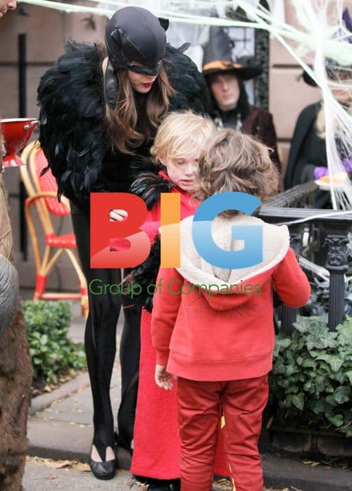 Liv Tyler and Son Milo Enjoy Halloween
