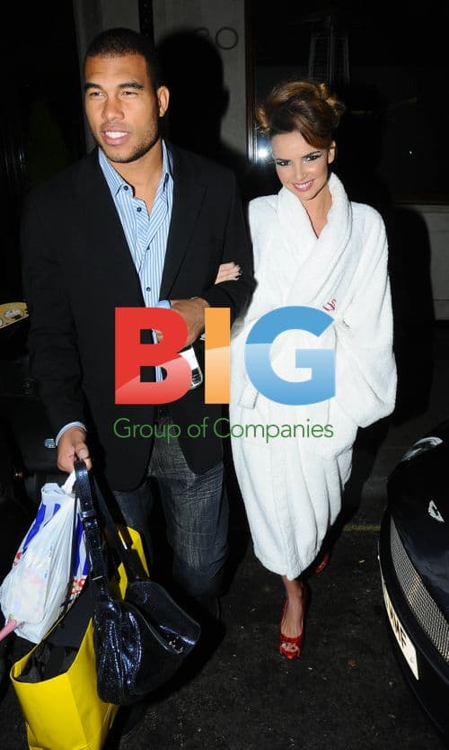 Singer Nadine Coyle of Girls Aloud heading to hotel