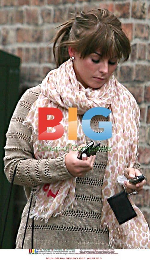 Coleen Rooney Leaves Salon With Treatments