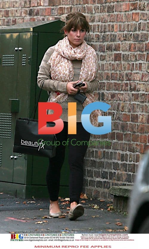 Coleen Rooney Leaving Salon