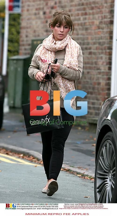 Coleen Rooney Leaves Beautician
