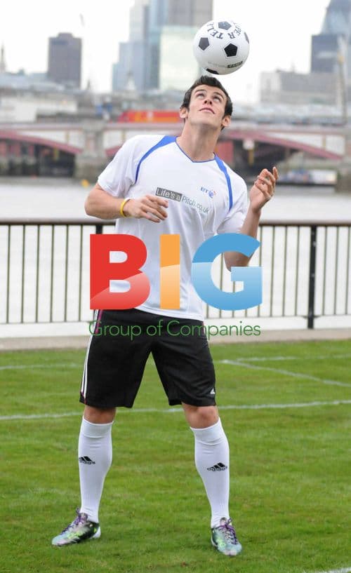 Gareth Bale at South Bank, London
