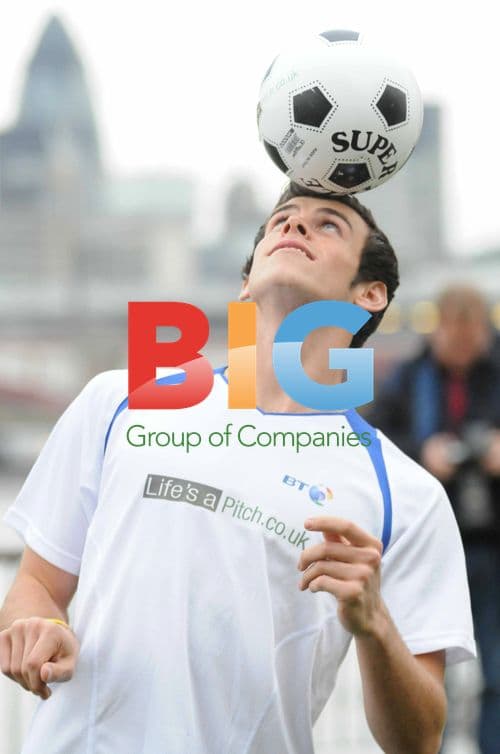 Gareth Bale at South Bank, London