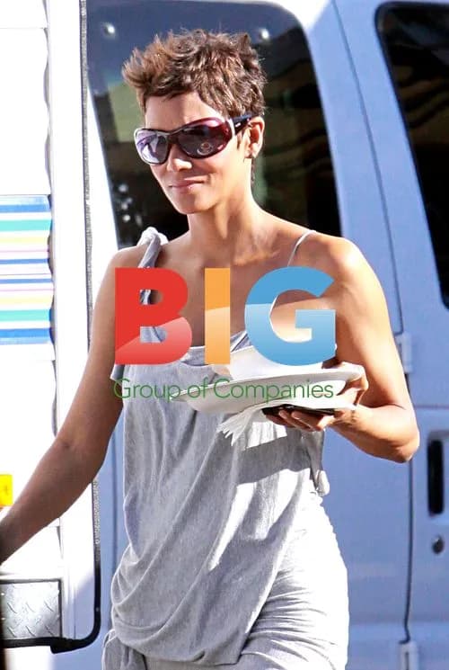 Halle Berry on Film Set