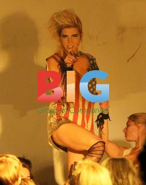 Ke$ha filming music video in LA