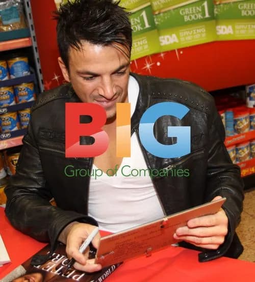 Peter Andre album signing