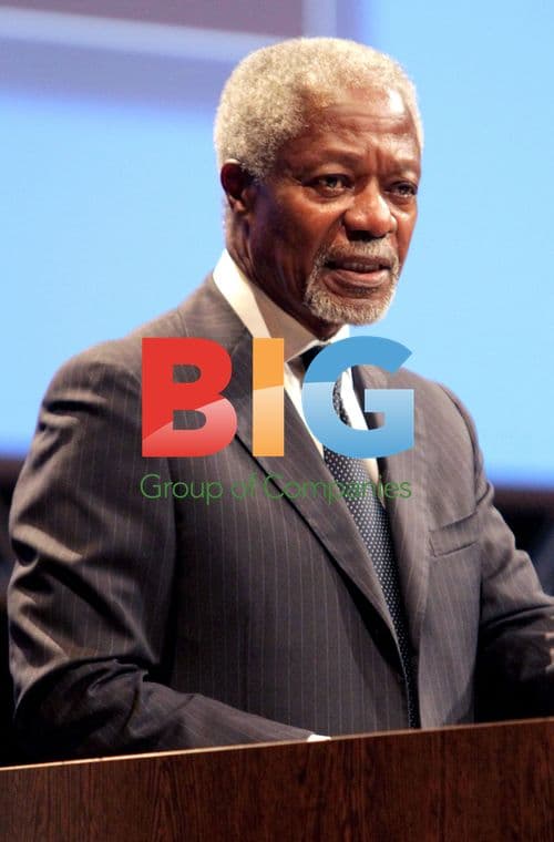 Princess Mxima and Kofi Annan at Agriculture Conference