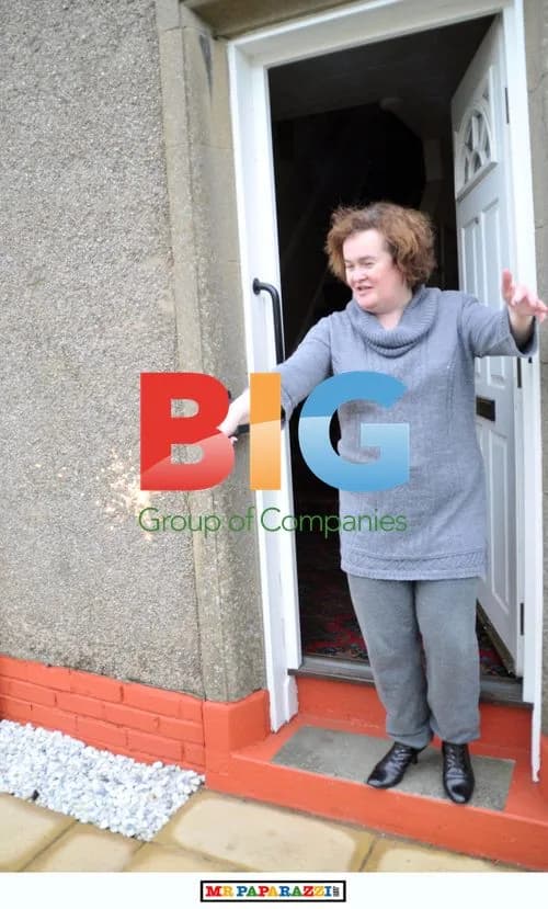 Susan Boyle with Fireworks