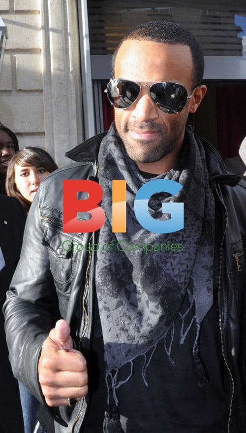 Singer Craig David greets fans in Paris