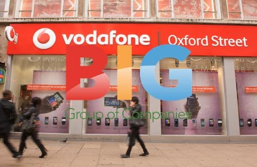 Vodafone Store on Oxford Street
