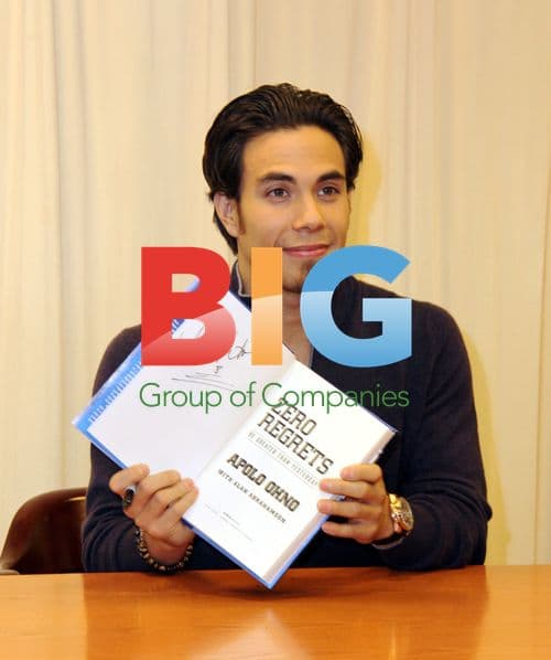 Apolo Ohno book signing in NYC