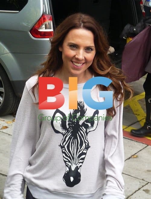 Mel C at London TV Studios