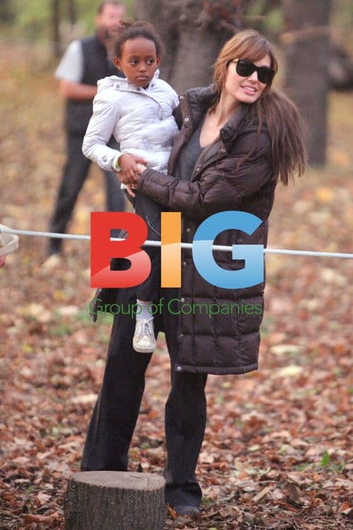 Brad Pitt and Angelina Jolie with kids in Budapest