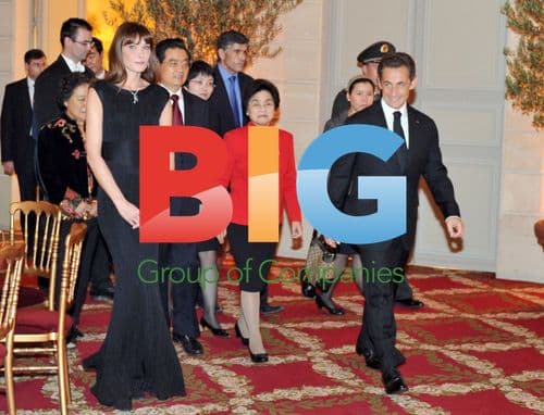 Nicolas Sarkozy and Carla Bruni at State Dinner