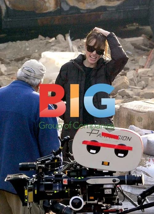 Angelina Jolie on Film Set in Budapest