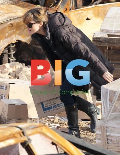 Angelina Jolie on Set of Bosnian War Film