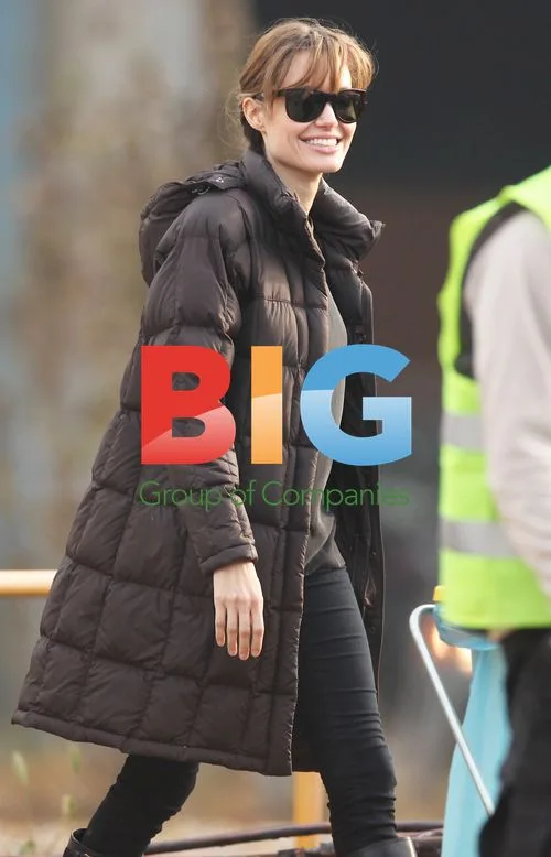 Angelina Jolie on Set in Budapest