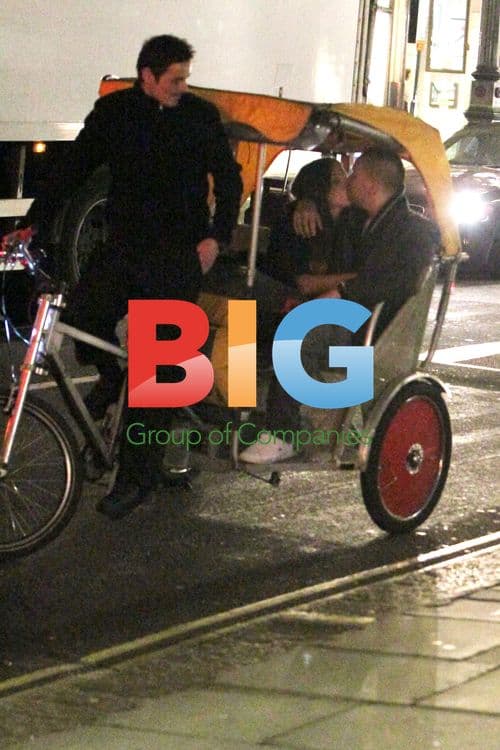 Danielle Lloyd and Jamie O'Hara Intimate PDA After Dinner