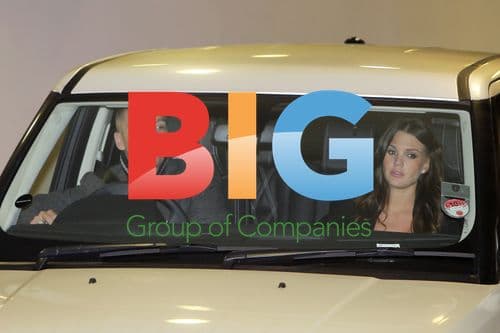 Danielle Lloyd and Jamie O'Hara Leaving Momos