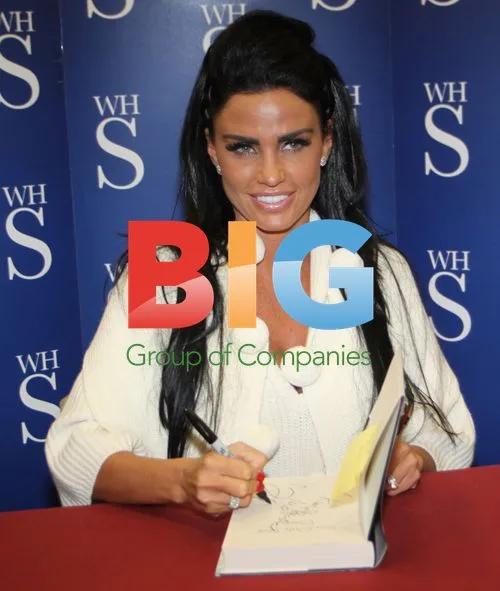 Katie Price At Autobiography Signing