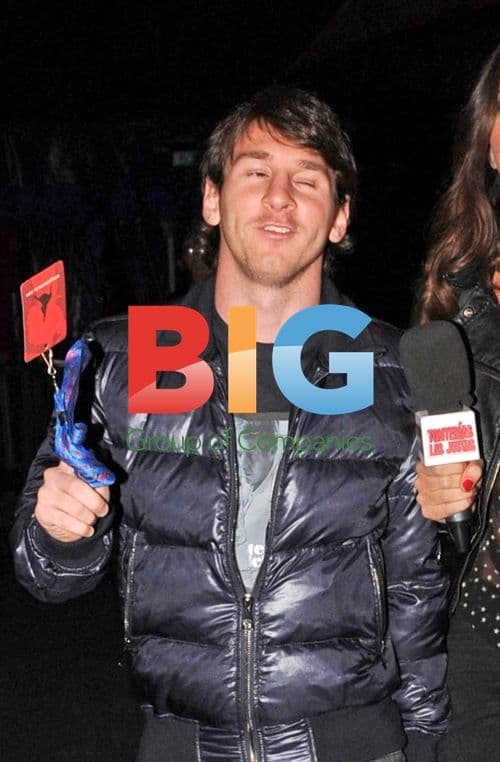 Lionel Messi at Cirque du Soleil Premiere