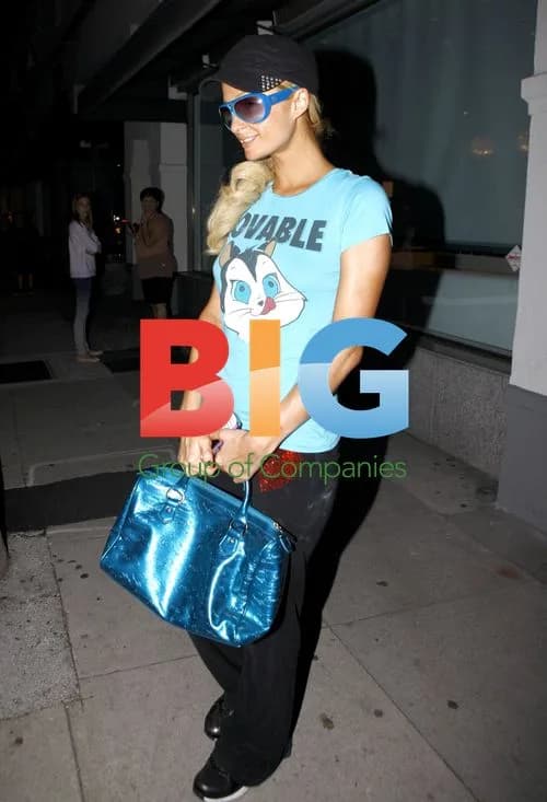 Paris Hilton Gets Spray Tan in Beverly Hills