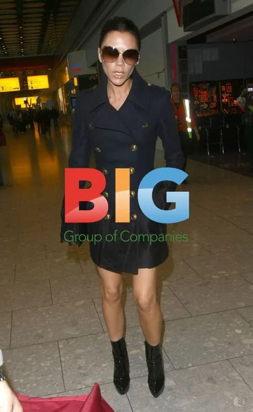 Victoria Beckham at Heathrow Airport