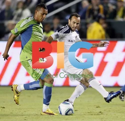 David Beckham plays for LA Galaxy