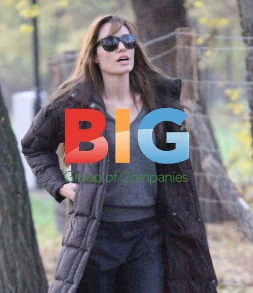 Brad Pitt and Angelina Jolie with kids in Budapest