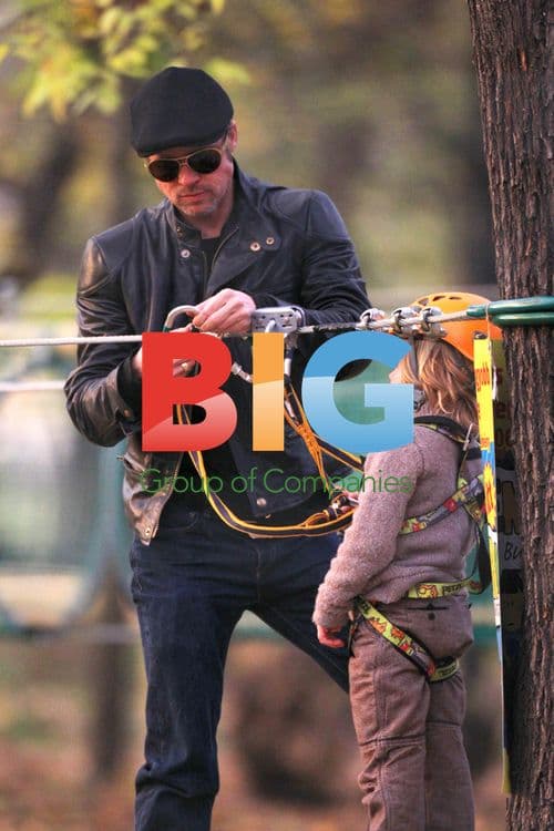 Angelina Jolie and Brad Pitt playing with kids in Budapest