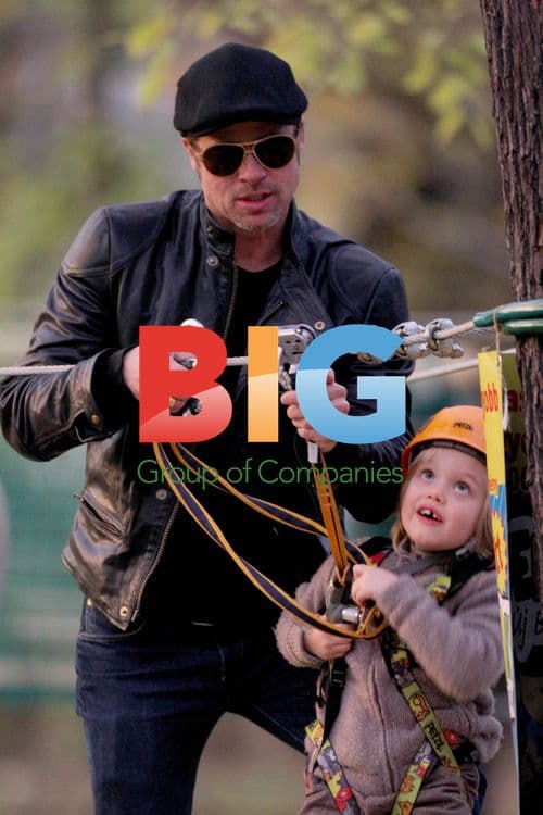 Angelina Jolie and Brad Pitt Play With Kids in Park