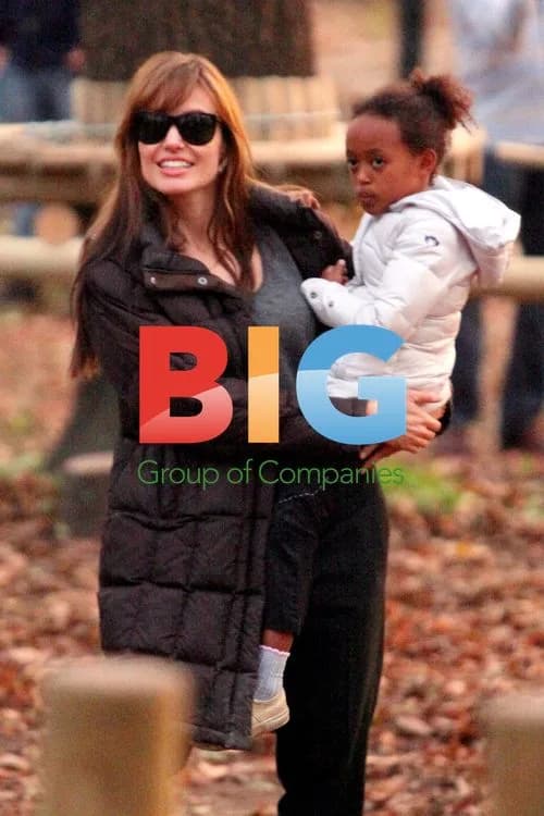 Brad Pitt and Angelina Jolie with Kids in Budapest