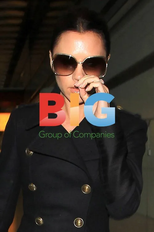 Victoria Beckham at London Airport