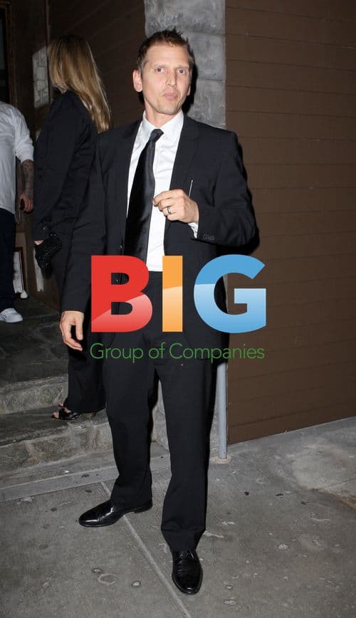 Barry Pepper in Suit Outside Ssuhi Roku