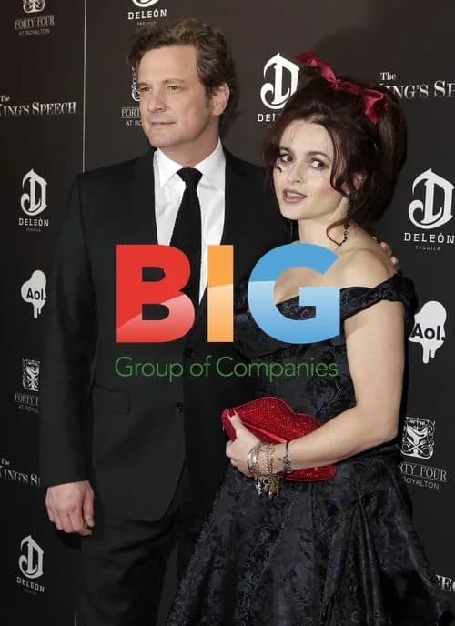 Colin Firth and Helena Bonham at "The King's Speech" Premiere