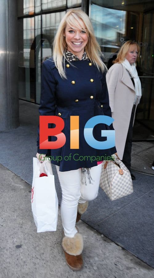 Liz McClarnon and Rhydian Roberts in Dublin