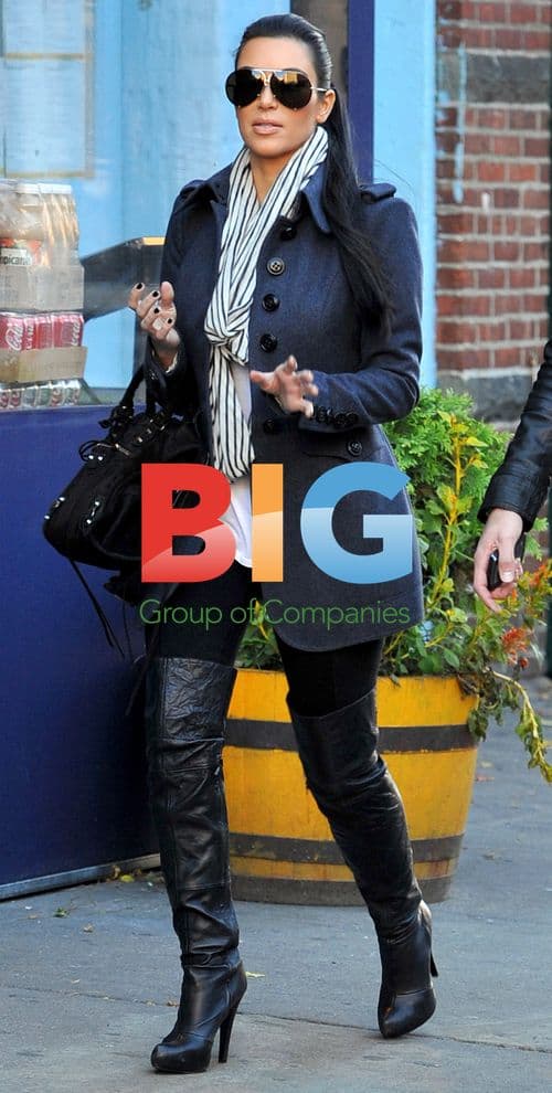 Kim Kardashian shops with Simon Huck in NYC