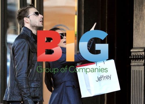 Kim Kardashian and Simon Huck Shop in NYC