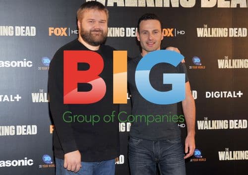 Andrew Lincoln and Robert Kirkman at "The Walking Dead" Photocall