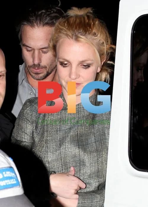 Britney Spears Attends All Time Low Concert